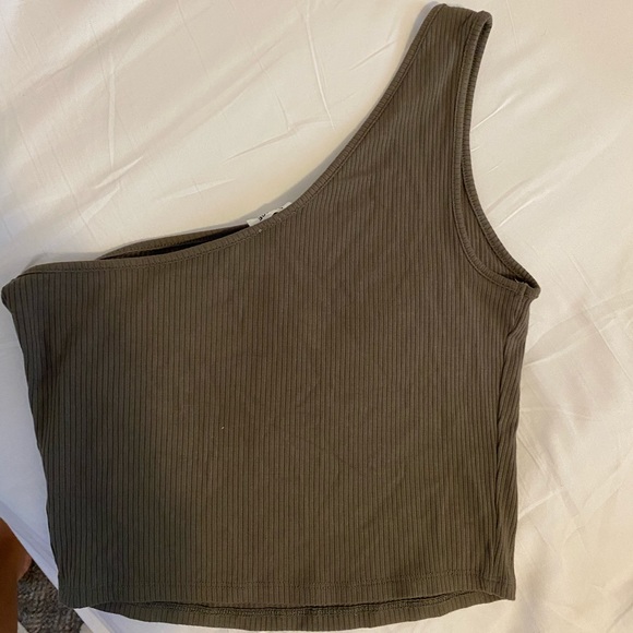 Garage one shoulder crop top - Picture 3 of 3